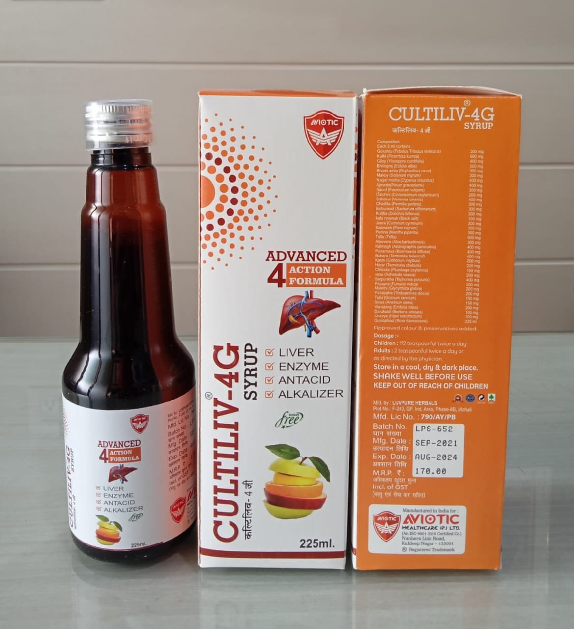 Cultiliv-4G Syrup 225ml
